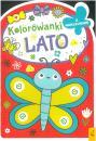 Kolorowanki z naklejkami Lato