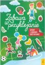 Zabawa w przyklejanie. Sport i zdrowe odywianie