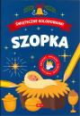 Szopka świąteczna kolorowanka