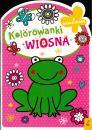 Kolorowanki z naklejkami Wiosna